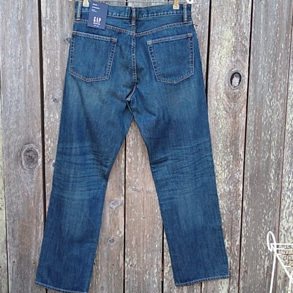 Gap Denim Men's Jeans 33x32 Straight-leg NWT - Picture 10 of 15